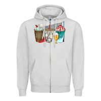 Dove Grey western volleyball coffee cups bbs Zipper Hoodie - BundleAndBundleShop