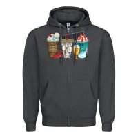 Smoke western volleyball coffee cups bbs Zipper Hoodie - BundleAndBundleShop