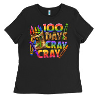 Black 100 days of cray cray tbw Ladies Tee - texasbilliewilder
