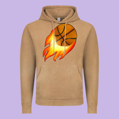 Basketball Vintage Hoodie Designed By Jahusdesignshop