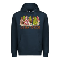 Navy tis the season little debbie tree cakes Premium Hoodie - JahusDesignShop