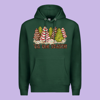 Tis The Season Little Debbie Tree Cakes Premium Hoodie Designed By Jahusdesignshop