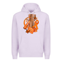 Lilac Kidney Cancer diva orange ribbon Premium Hoodie - NancyCooperArtShop
