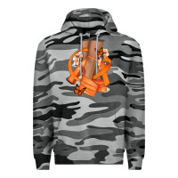 Slate Camo Kidney Cancer diva orange ribbon Premium Hoodie - NancyCooperArtShop