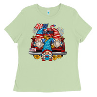 Matcha 4th of july gnomes farm truck Ladies Tee - Zillion Design Studio