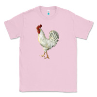 Bubblegum Pink Leghorn Rooster Classic Tee - LillyAllenDesigns