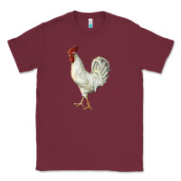 Burgundy Leghorn Rooster Classic Tee - LillyAllenDesigns