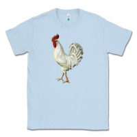 Dusty Blue Leghorn Rooster Classic Tee - LillyAllenDesigns