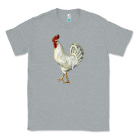 Heather Grey Leghorn Rooster Classic Tee - LillyAllenDesigns