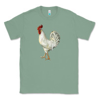 Sage Leghorn Rooster Classic Tee - LillyAllenDesigns
