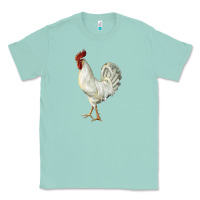 Seafoam Leghorn Rooster Classic Tee - LillyAllenDesigns