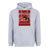 Heather Grey Merry Christmas Labrador Retriever Heavyweight Hoodie - Bettercallsaul