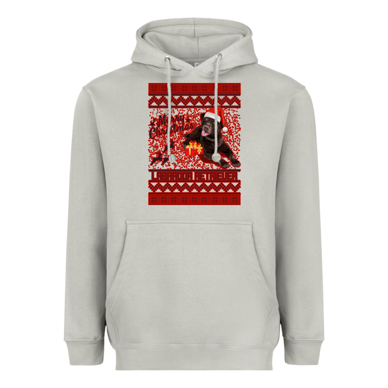 Merry Christmas Labrador Retriever Heavyweight Hoodie by Bettercallsaul | Teevron