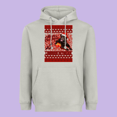 Merry Christmas Labrador Retriever Heavyweight Hoodie Designed By Bettercallsaul