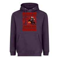 Plum Merry Christmas Labrador Retriever Heavyweight Hoodie - Bettercallsaul