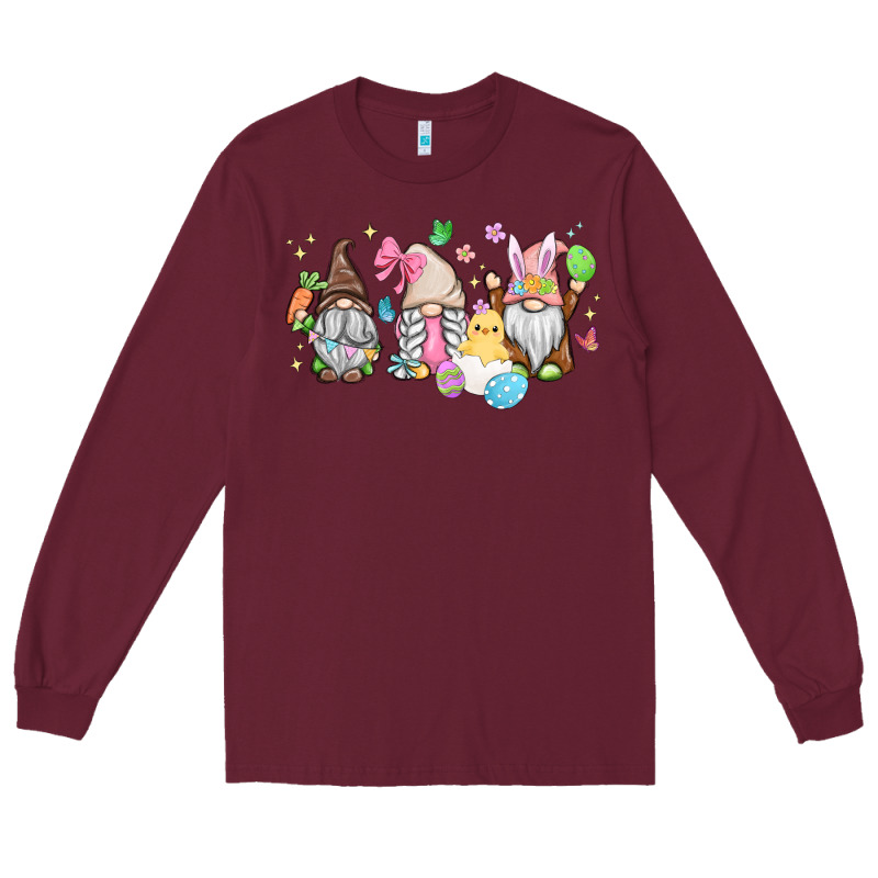 Easter Gnomies Long Sleeve Tee by MaliasSmallBusiness | Teevron