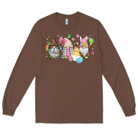 Chestnut easter gnomies Long Sleeve Tee - MaliasSmallBusiness