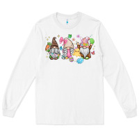 White easter gnomies Long Sleeve Tee - MaliasSmallBusiness