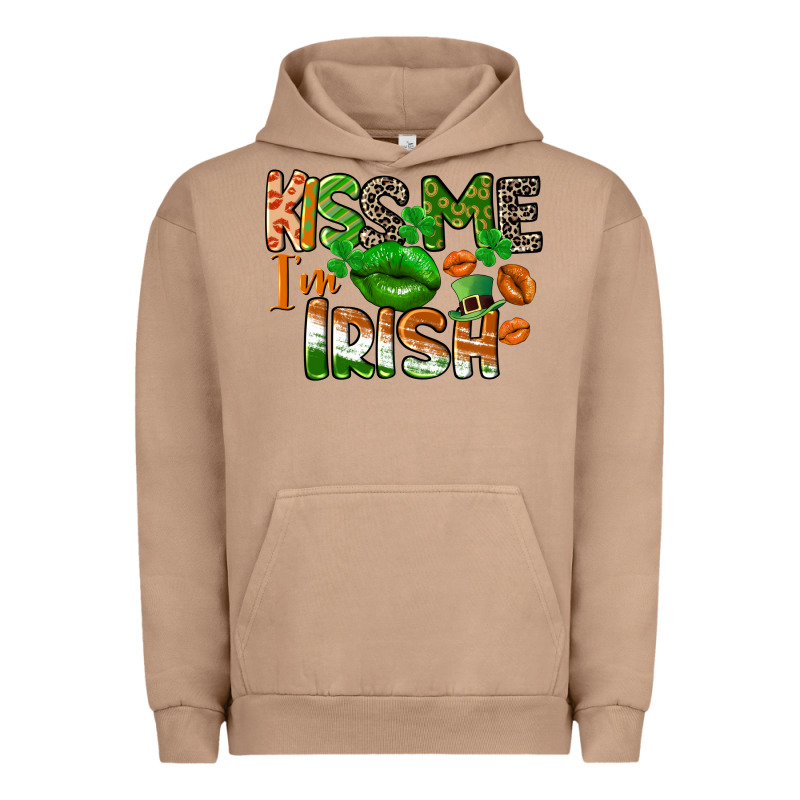 Kiss Me I Am Irish St. Patrick's Day Urban Hoodie by CowGirlArtShop | Teevron