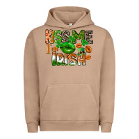 Pigment Burro Kiss me i am irish St. Patrick's Day Urban Hoodie - CowGirlArtShop