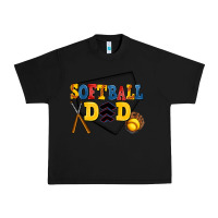 Black softball dad Urban Heavy Tee - AdoDesignShop