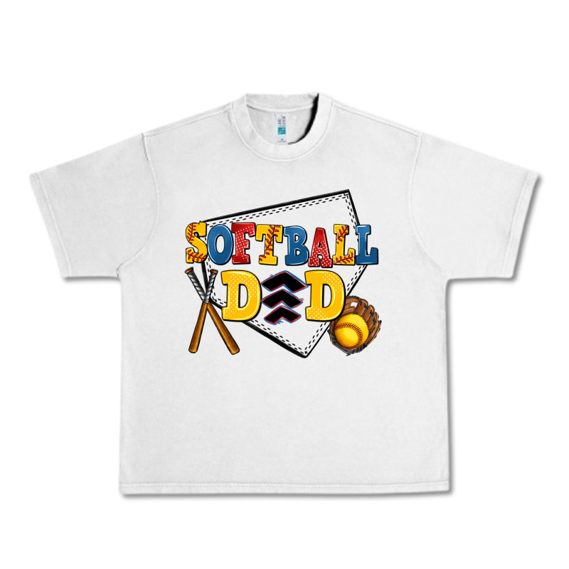 Softball Dad Urban Heavy Tee by AdoDesignShop | Teevron