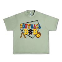 Oil Green softball dad Urban Heavy Tee - AdoDesignShop