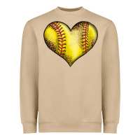 Mushroom softball heart Heavyweight Sweatshirt - LillyAllenDesigns