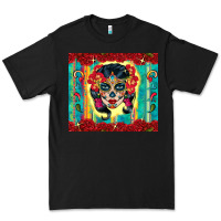 Black sugar skull tumbler 3 Premium Tee - CTS Tumbler Store