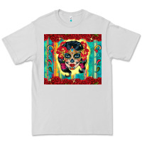 Dove Grey sugar skull tumbler 3 Premium Tee - CTS Tumbler Store