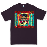 Plum sugar skull tumbler 3 Premium Tee - CTS Tumbler Store