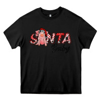 Black santa baby Heavy Core Tee - RanaPortraitStore