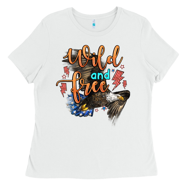 Wild And Free Ladies Tee by Zillion Design Studio | Teevron