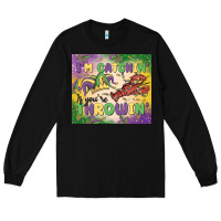 Black i'm catchin' if you're throwin Long Sleeve Tee - MaliasSmallBusiness