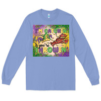 Colony Blue i'm catchin' if you're throwin Long Sleeve Tee - MaliasSmallBusiness