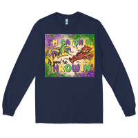 Navy i'm catchin' if you're throwin Long Sleeve Tee - MaliasSmallBusiness