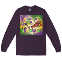 Plum i'm catchin' if you're throwin Long Sleeve Tee - MaliasSmallBusiness