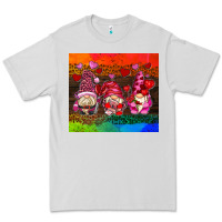 Dove Grey valentines day gnome Premium Tee - AdoDesignShop