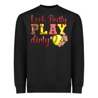 Black Look Pretty Play Dirty Heavyweight Sweatshirt - LillyAllenDesigns