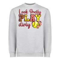 Heather Grey Look Pretty Play Dirty Heavyweight Sweatshirt - LillyAllenDesigns