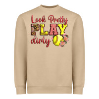 Mushroom Look Pretty Play Dirty Heavyweight Sweatshirt - LillyAllenDesigns