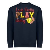 Navy Look Pretty Play Dirty Heavyweight Sweatshirt - LillyAllenDesigns