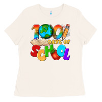 Bone 100 days of school Ladies Tee - texasbilliewilder
