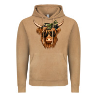 Vintage Camel camouflage long haired cow Vintage Hoodie - Jasminsmagicworld