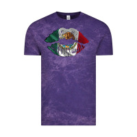 Cloud Purple mexico lips Vintage Tee - AdoDesignShop