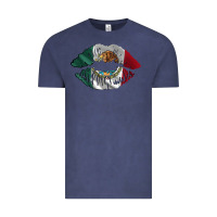 Vintage Denim mexico lips Vintage Tee - AdoDesignShop