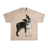 French Oak Boston Terrier Urban Heavy Tee - LillyAllenDesigns