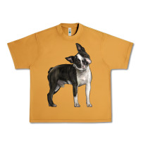 Peanut Butter Boston Terrier Urban Heavy Tee - LillyAllenDesigns