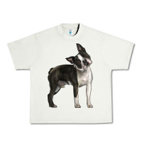 Pistachio Boston Terrier Urban Heavy Tee - LillyAllenDesigns