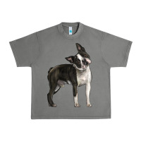 Tornado Boston Terrier Urban Heavy Tee - LillyAllenDesigns